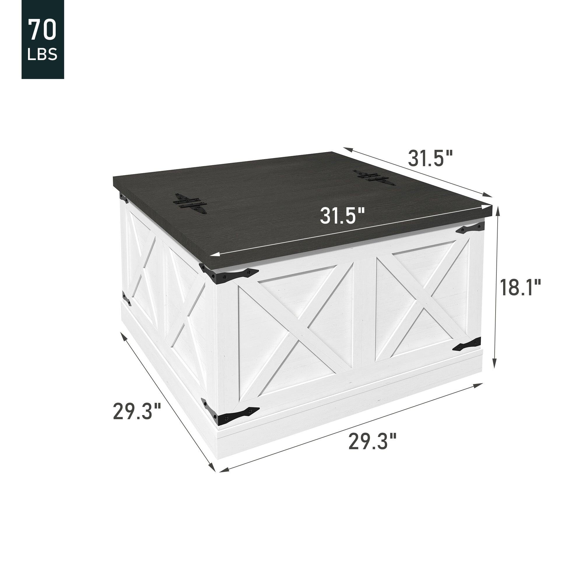 70 LBS  
31.5" x 31.5" x 18.1" x 29.3"