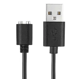 Unique Bargains - Magnetic USB DC Charger Cable, 5mm, 2.6ft, USB, Single Polarity - for Rechargeable Toys & Electric Toothbrush - Black