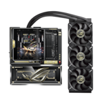 ASUS - ROG CROSSHAIR X870E (Socket AM5) AMD X870 E-ATX DDR5 Wi-Fi 7 Motherboard with Integrated ROG RYUJIN 360 Liquid Cooler - 20th Edition
