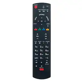 ZdalaMit - Replacement Remote N2QAYB000779 fit for Panasonic TV TC-L60E55 TC-60LE554 TC-55LE54 TC-L42E50 TCL60E55 TC60LE554 - Black