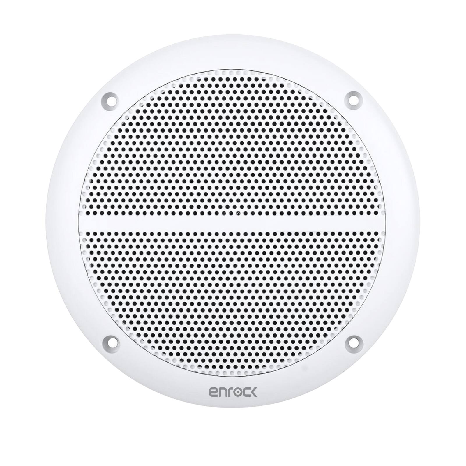 Alt View 1. Enrock Marine - Enrock 6.5" 90 Watt Peak Power Marine 2-Way Full Range Speakers (White, Pair).