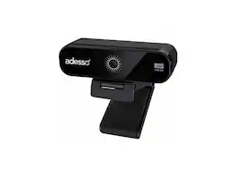 Adesso - CyberTrack H8 Webcam - 2.1MP, Full HD, USB 2.0, CMOS, Auto-focus, Tripod/Clip, Microphone - Black