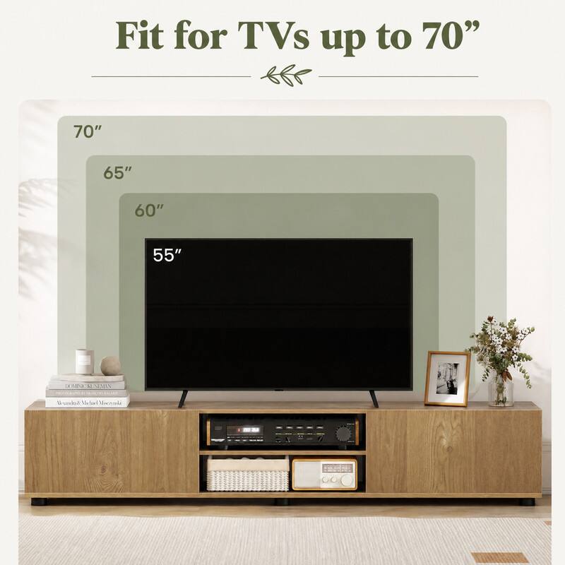 Fit for TVs up to 70"

70"
65"
60"
55"