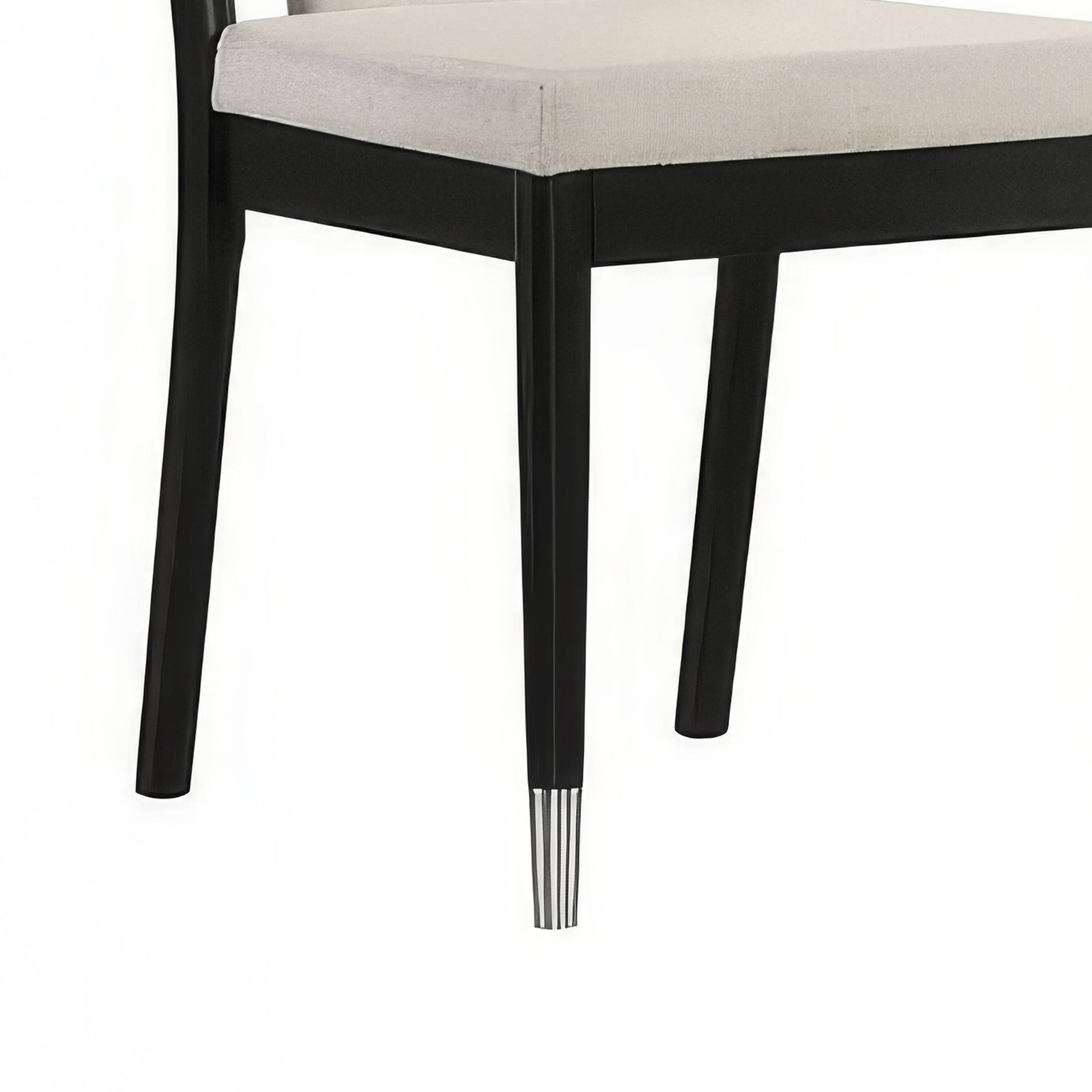 Manhattan Lane Maddy Dining Side Chair Set of 2, Chenille Foam Cushions ...