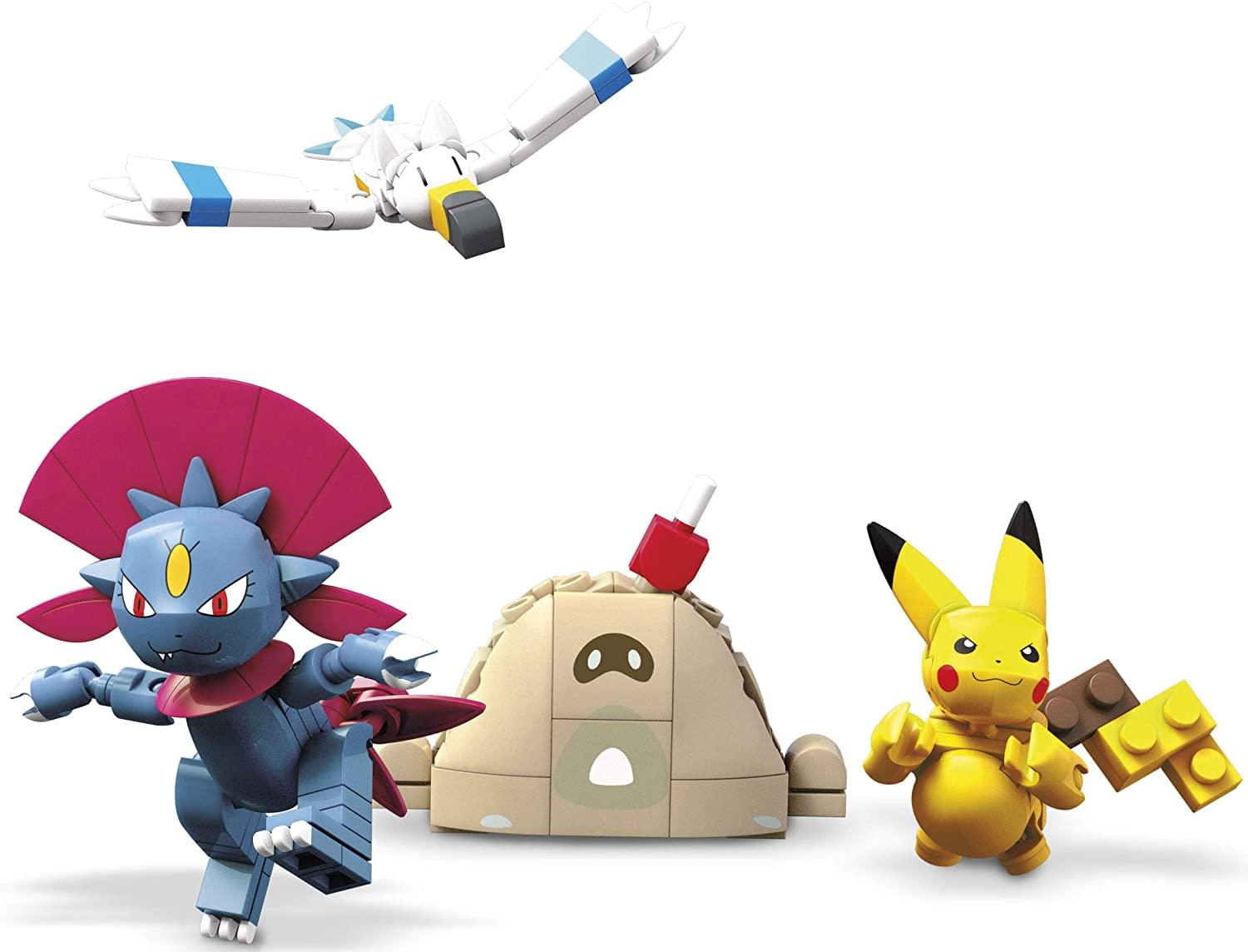 Alt View 10. Pokémon - Pokemon Mega Construx 398 Piece Building Set | Tropical Frost Showdown - Blue.