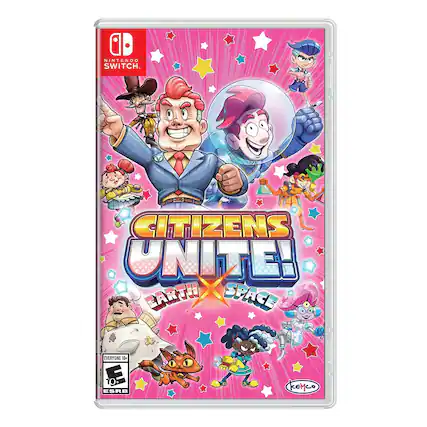 NINTENDO SWITCH
CITIZENS UNITE!
EARTH SPACE
EVERYONE 10+
ESRB
KEMCO - E10+ (Everyone 10+)