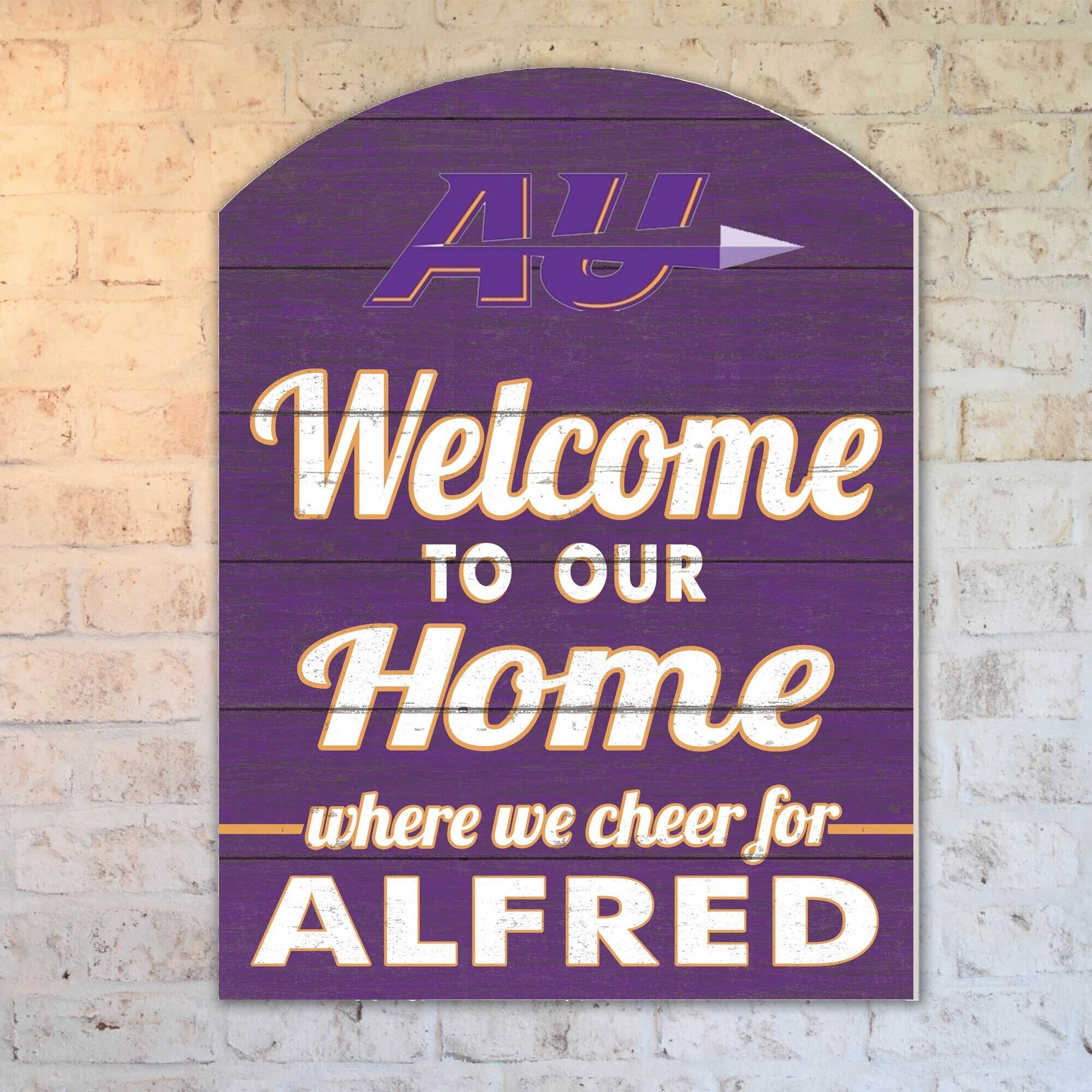 AU  
Welcome to our Home  
where we cheer for ALFRED