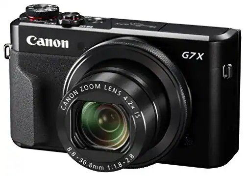Canon G7X
Canon Zoom Lens 4.2x IS
8.8 - 2.8
36.8mm
1:1.8-2.8
8mm
1:1.8