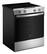 Angle. Whirlpool - 5.3 Cu. Ft. Slide-In Electric Range with No Preheat and Slow Cook Modes - Stainless Steel.