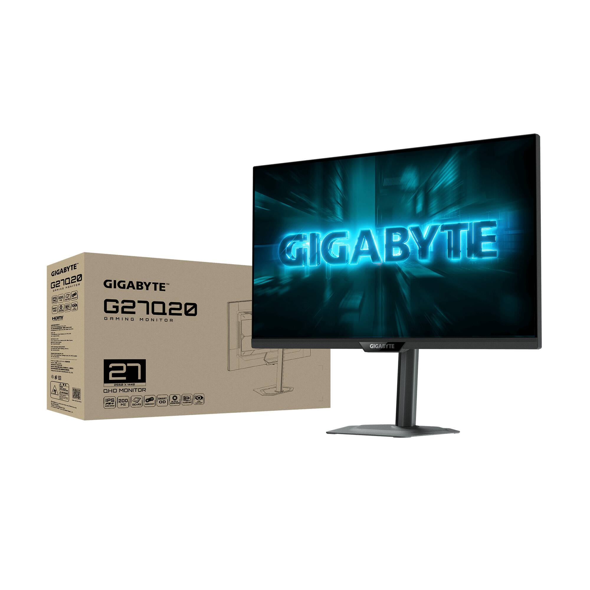 GIGABYTE G27020  
GAMING MONITOR  
27"  
QHD MONITOR