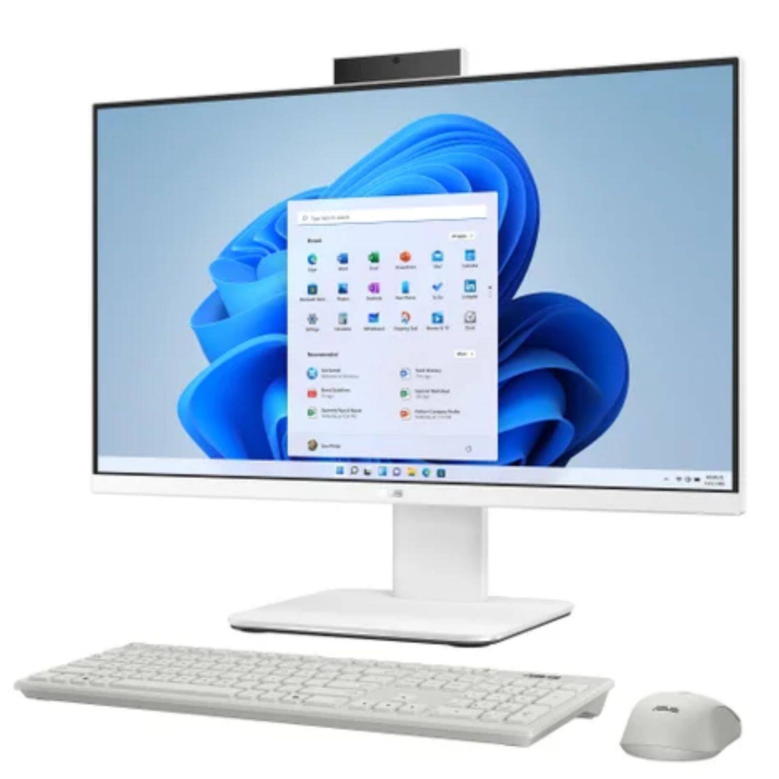 Alt View 2. ASUS - V400 27" FHD Touch Intel Core i7-13620H 2.4 GHz up to 4.9 GHz 16GB 1TB SSD Windows 11 Home AIO Desktop - White.