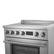 Alt View 8. Forno Appliances - 30 in. Wide 0 Elements Torino 4.32 Cu. Ft. Freestanding Induction True Convection Range - Silver.