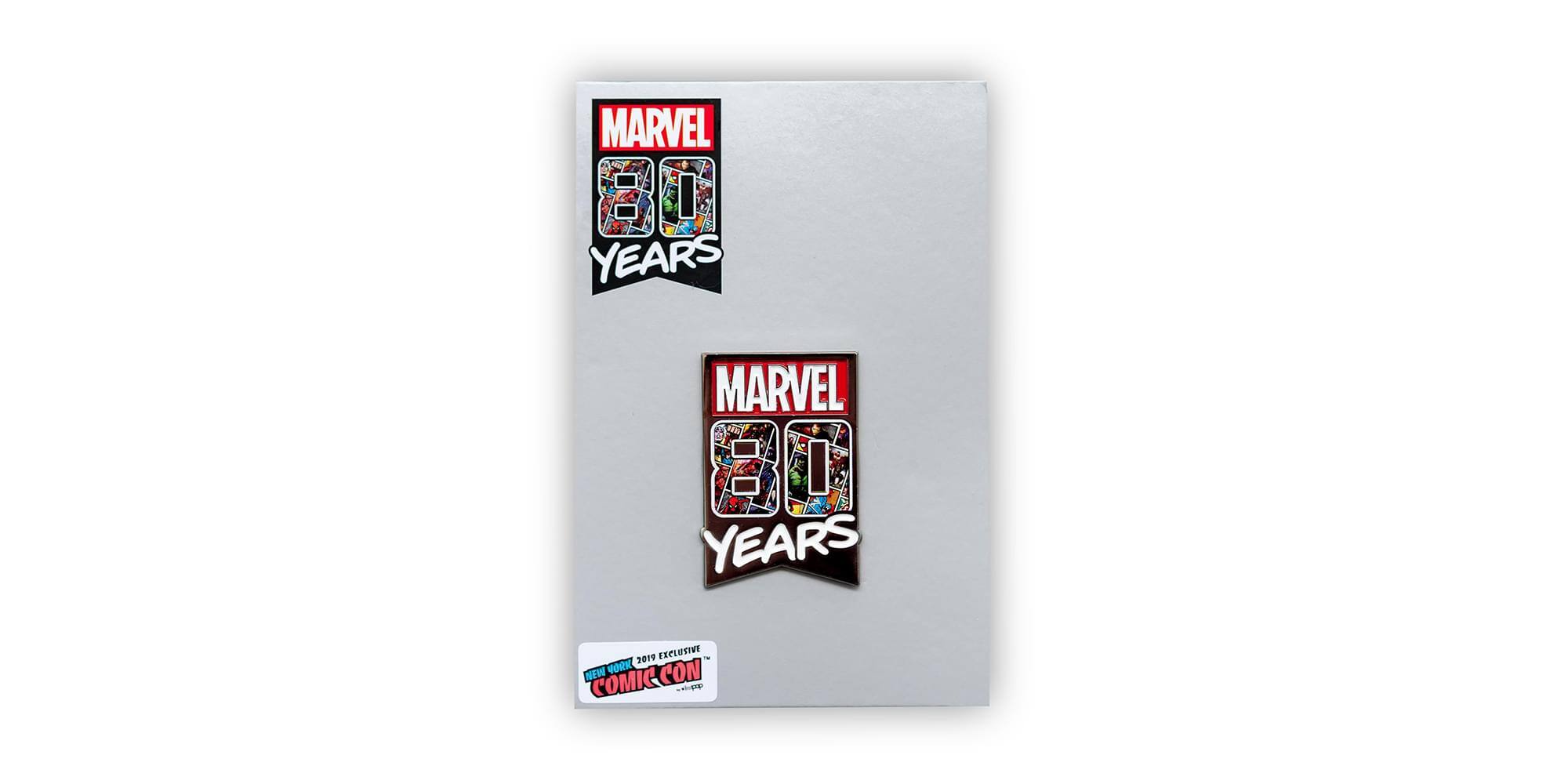 SalesOne LLC - Marvel Official 80 Years Exclusive Enamel Collectible Pin | Measures 2 Inches - Red