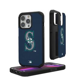 Keyscaper - MLB - Seattle Mariners iPhone Solid Design Rugged Case - 15 - Multicolor