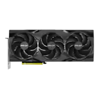 PNY - GeForce RTX 5090 32GB OC GDDR7 PCI Express 5.0 Graphics Card with Triple Fan - Black - Front_Zoom