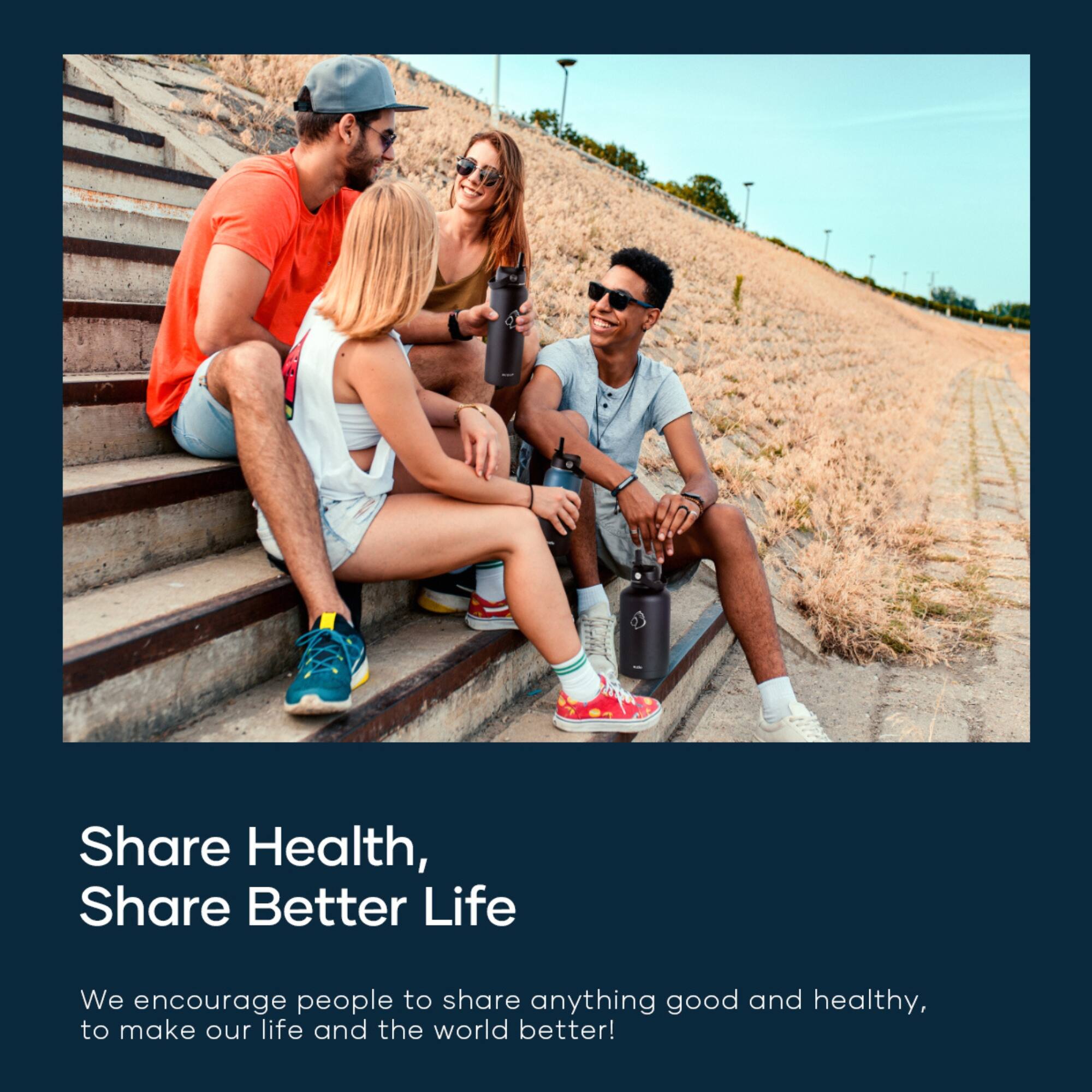Share Health, Share Better Life
We encourage people to share anything good and healthy, to make our life and the world better!