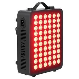 Arivea - Red Light Therapy Panel with NIR – High Power LED for Full Body Recovery, Pain Relief & Skin Health - Black