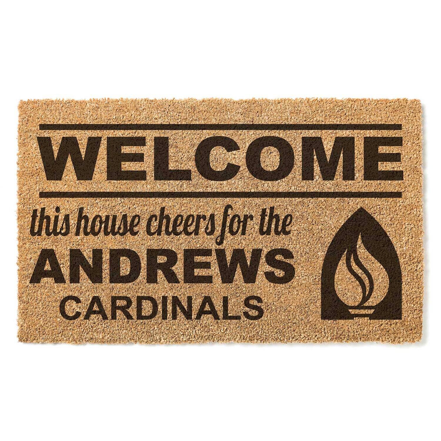 Andrews University Cardinals 18" x 30" Welcome Doormat