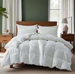 Peace Nest - All-season Warmth Goose Feather Down Fiber Duvet Comforter Insert, Twin - White