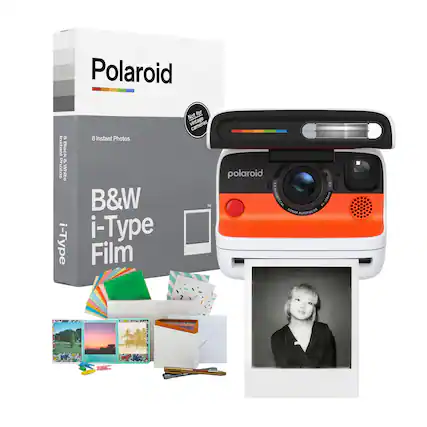 Polaroid B Instant Black - Photos White i-Type 8 Instant Photos B&W i-Type Film Not for vintage camera as T8 polaroid