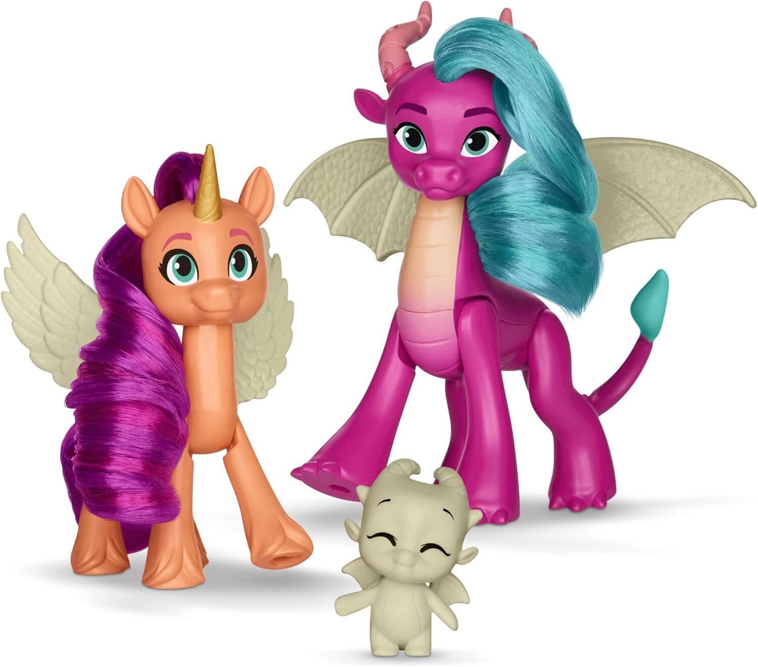 Alt View 1. My Little Pony - My Little Pony: Tell Your Tale Dragon Light Reveal, 3 Glow in The Dark Dolls, 3-Inch Scale Toys for Girls and Boys Ages.