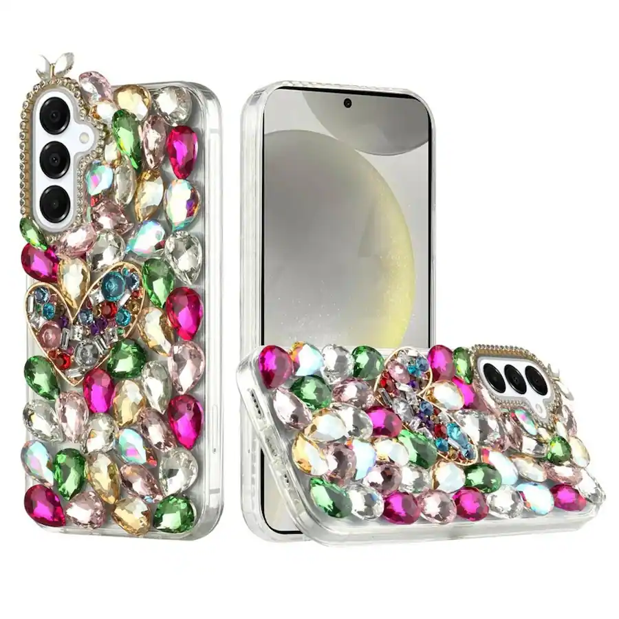 Galaxy Rhinestones Kitcheniva Faux Crystal Rhinestone Protective Phone Case For Samsung ...
