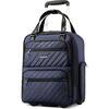 Front. LUGGEX - LUGGEX 16 Inch Underseat Carry On Luggage with Wheels,Softside Lightweight Suitcase UDK - LX-UX - Blue Black.
