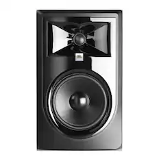 Front. JBL - JBL 306P MKII Powered 6-Inch Two-Way Studio Monitor.