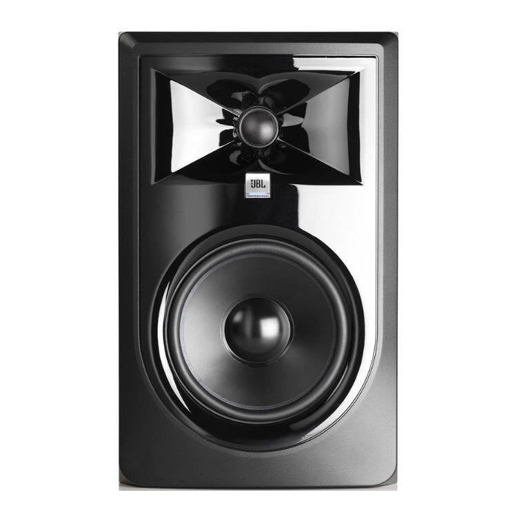 Front. JBL - JBL 306P MKII Powered 6-Inch Two-Way Studio Monitor.