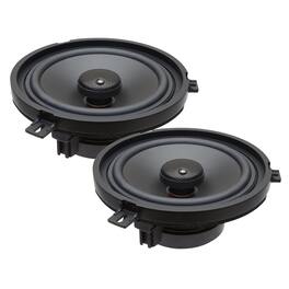 Powerbass - OE652-CH Coaxial OEM Replacement Speakers Jeep & Chrysler (Pair) - Black/Gray