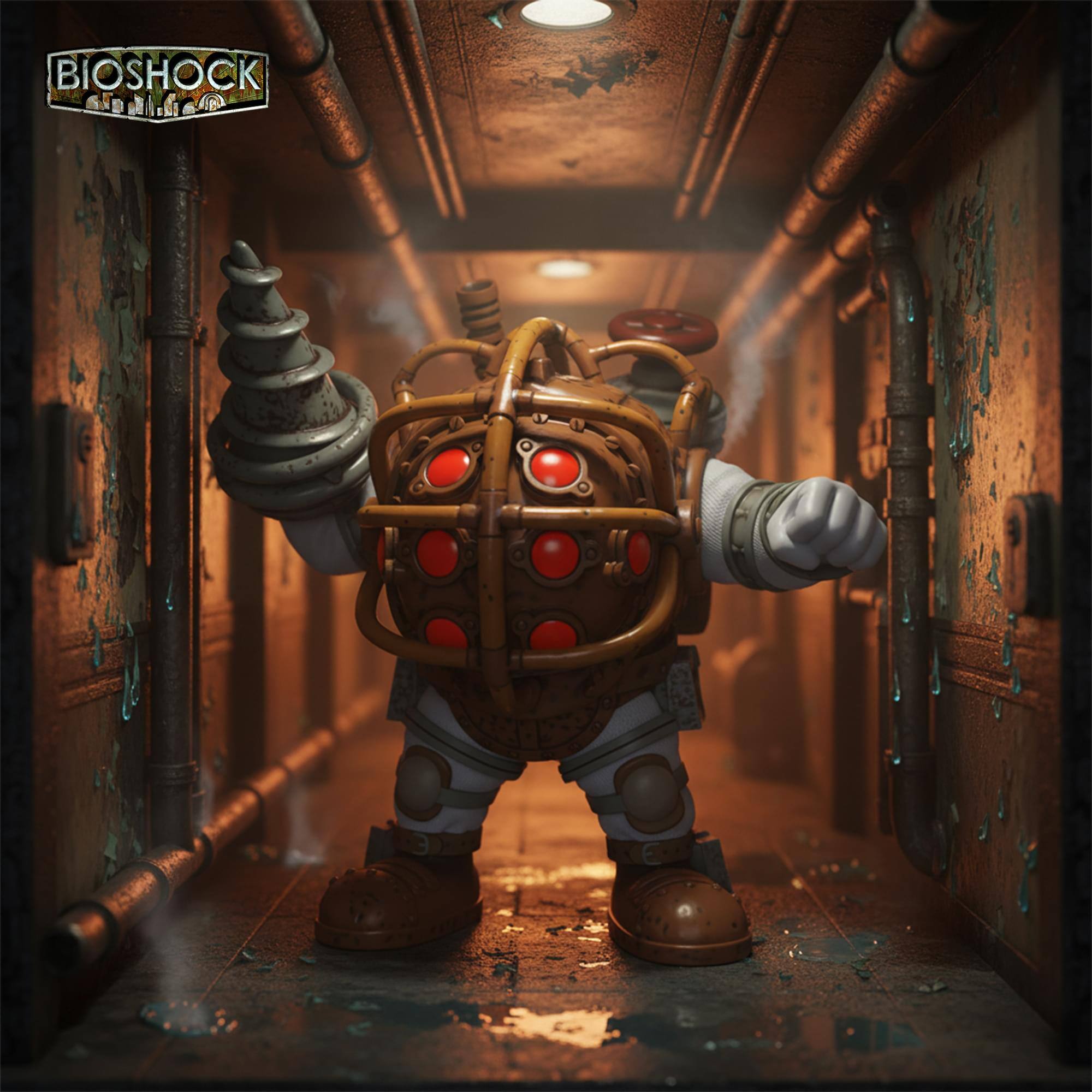 Alt View 10. Funko - Bioshock Funko POP Games | Bouncer Big Daddy - Multi-Colored.