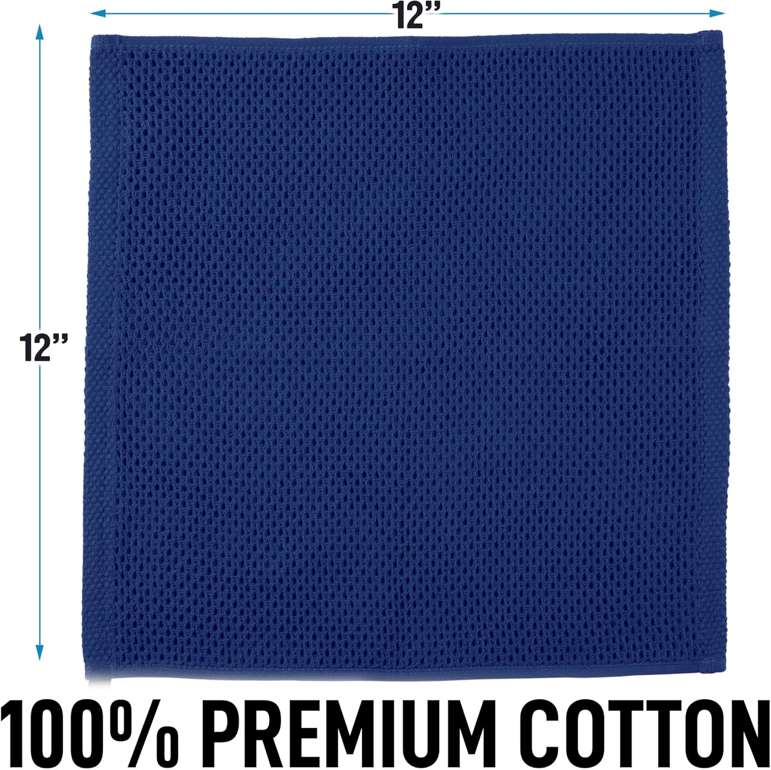 12" x 12"  
100% Premium Cotton