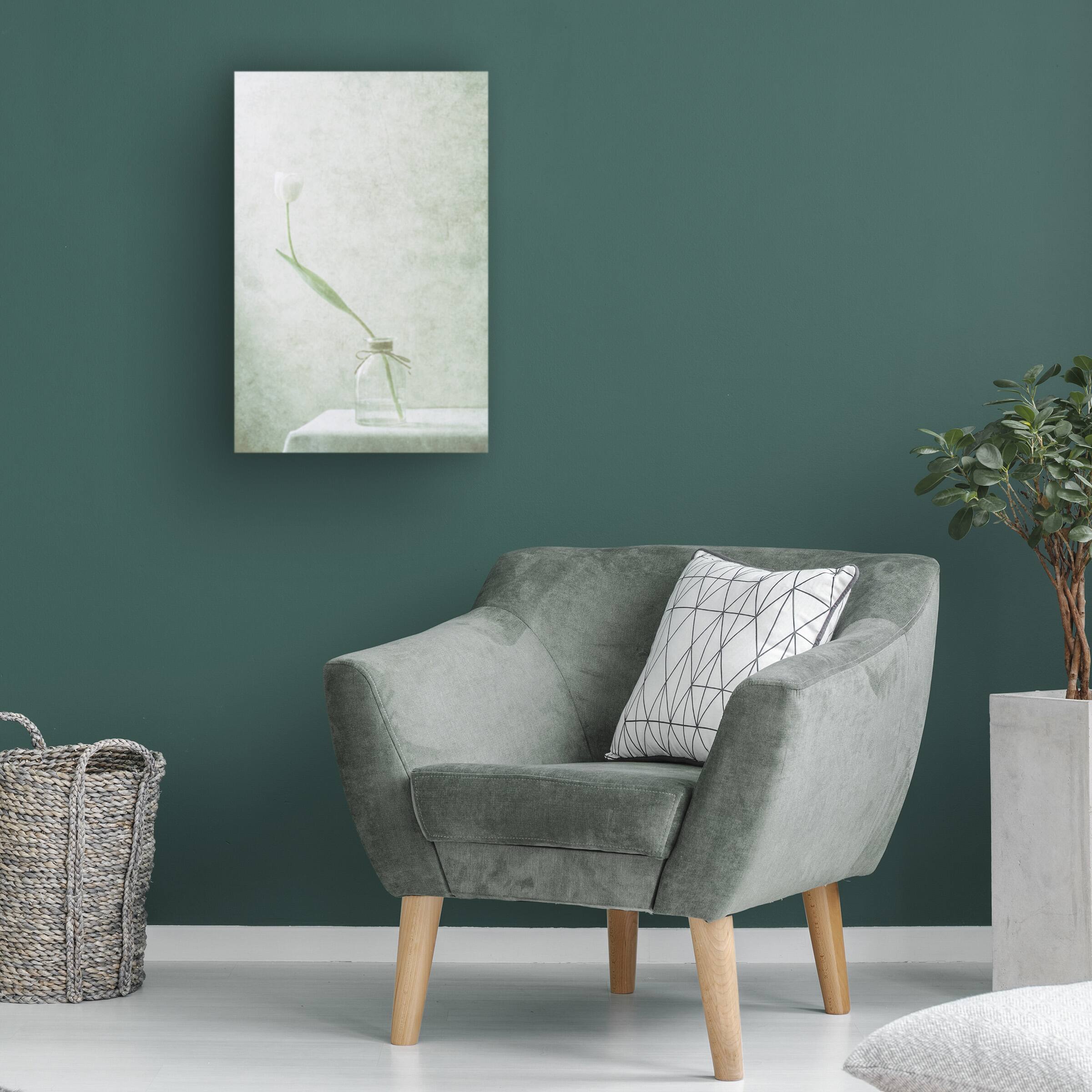 Alt View 1. Trademark Fine Art - Delphine Devos Ephemeral White 2 Canvas Art - 30 x 47 Inches - 30x47 - Multicolor.