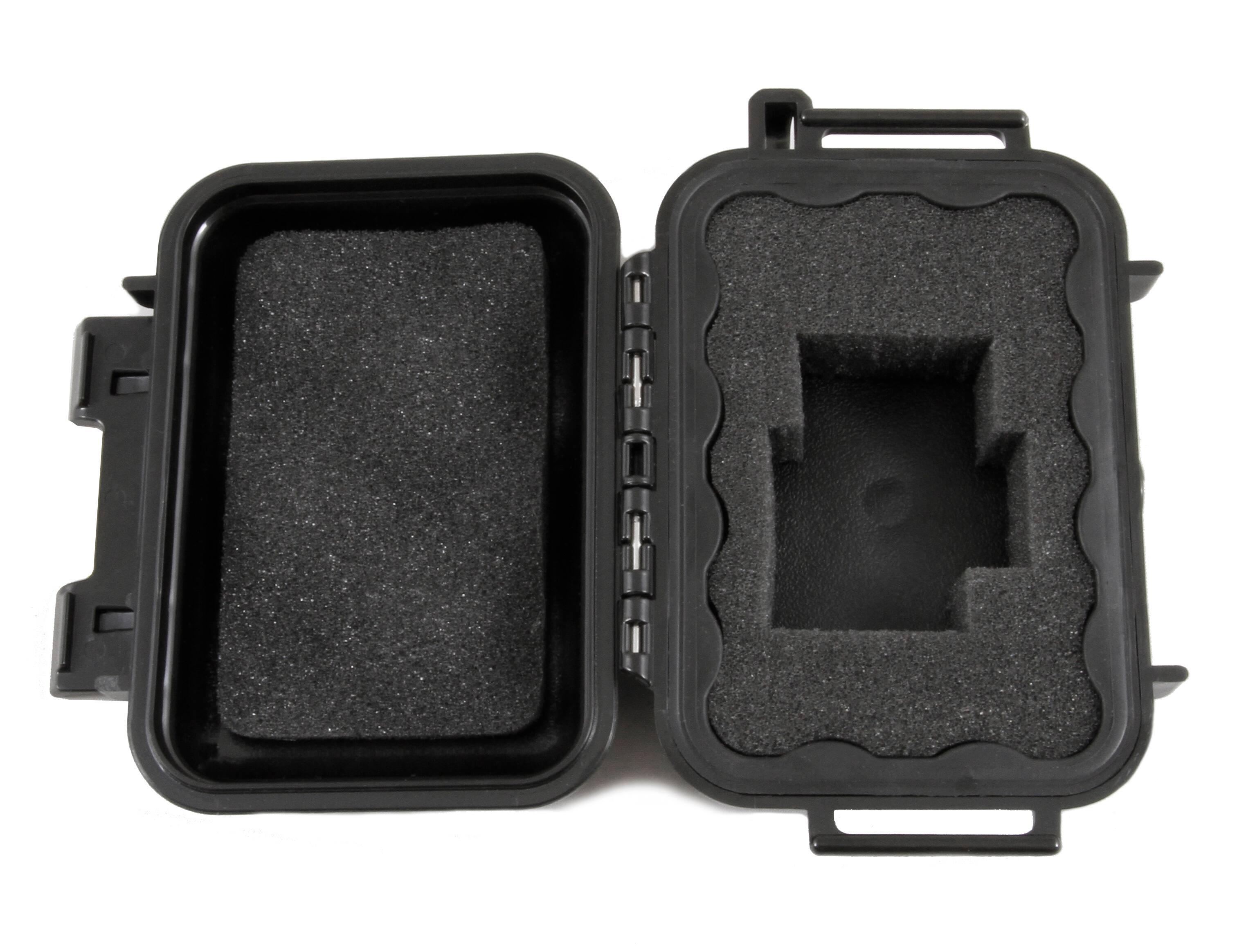 Alt View 4. CASEMATIX - 5.75" Waterproof Hard Case with Customizable Foam – Small Rugged Travel Case for Electronics, Tools & Accessories.