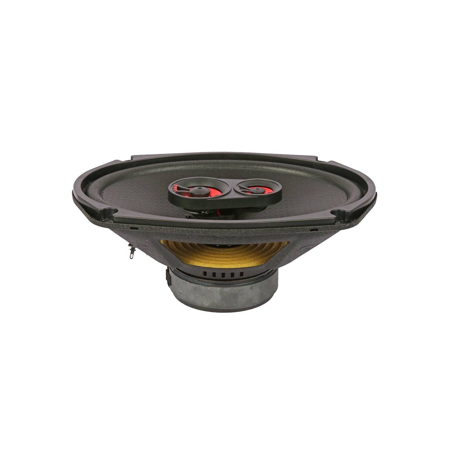 Back. Cerwin Vega - Cerwin Vega H693 - HED 2025 Edition 6"x 9” 3-Way Coaxial Full Range Speaker Set - Black and Red.