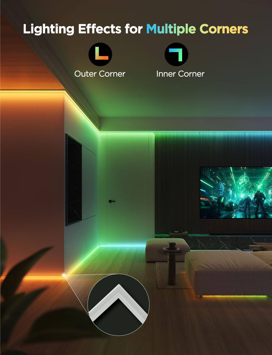 Lighting Effects for Multiple Corners

Outer Corner

Inner Corner