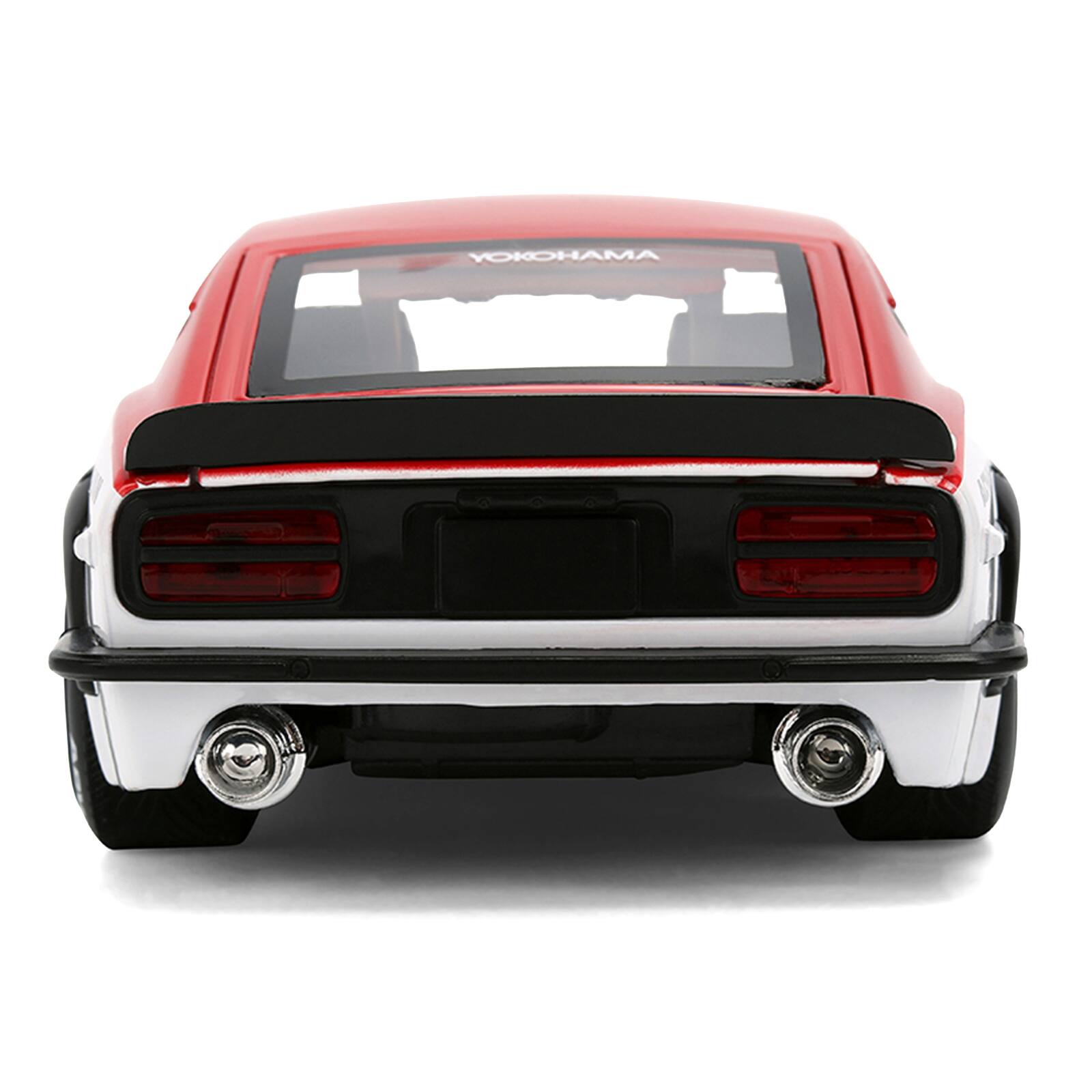 Alt View 6. Jada - 1972 Datsun 240Z Red and White "JDM Tuners" Series 1/24 Diecast Car Model by Jada.