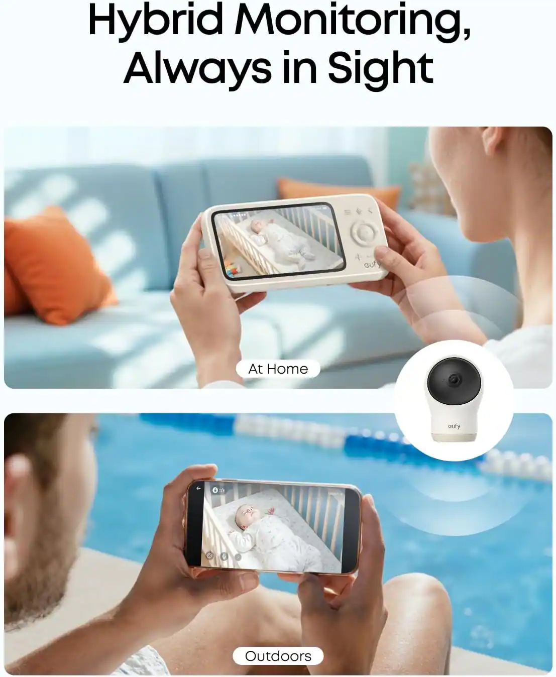 Hybrid Monitoring, Always in Sight

At Home

Outdoors