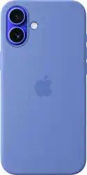 Apple - iPhone 16 Plus Silicone Case with MagSafe - Periwinkle - Front_Zoom