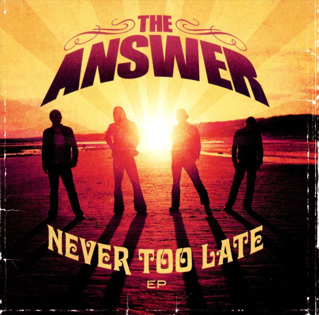 Front. Never Too Late [CD/DVD] [CD & DVD].