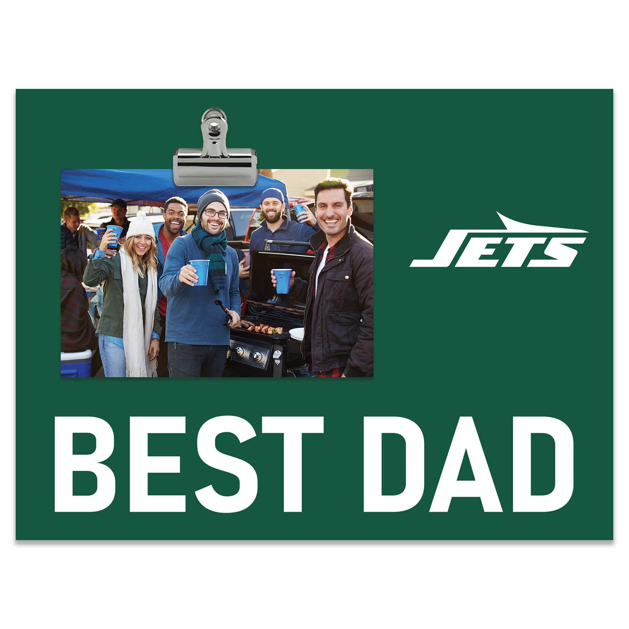 Fan Creations - 8" x 10.5" Briteline Best Dad Clip Frame - Multicolor