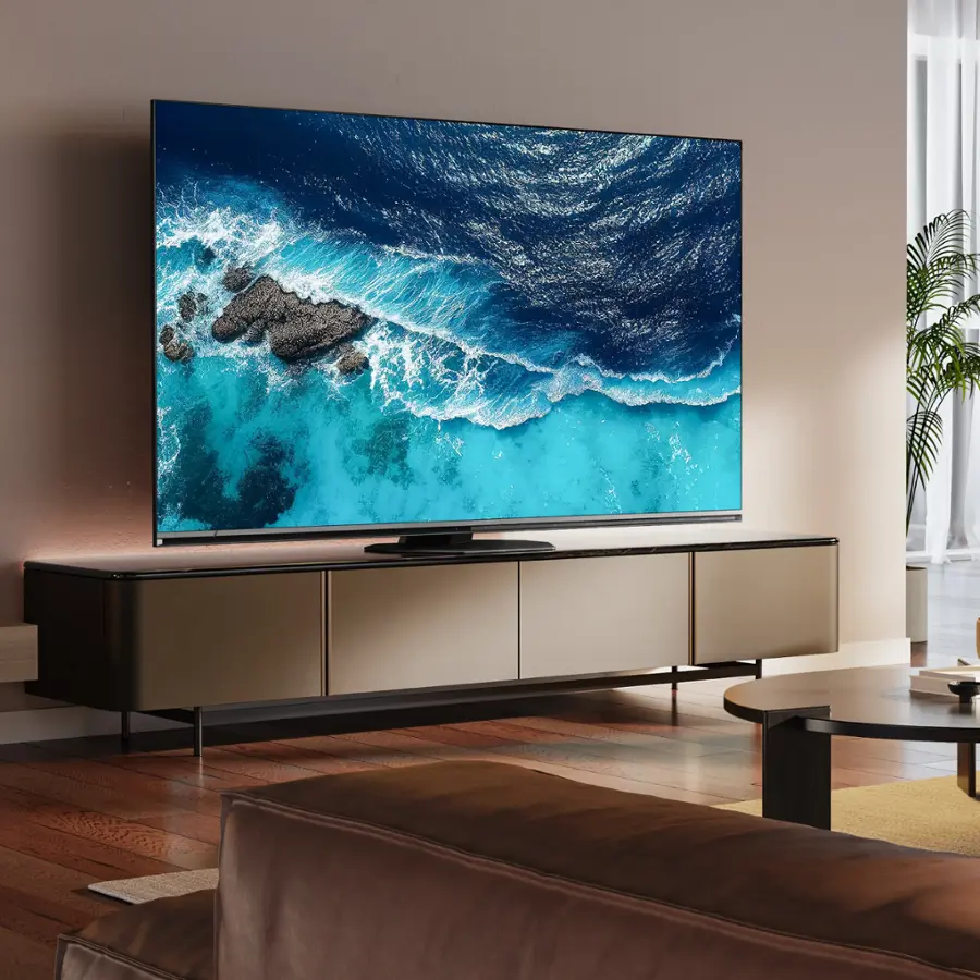 Alt View 27. Hisense - 65" Class U8 Series Mini-LED 4K UHD QLED Smart Google TV (2024) - Black.