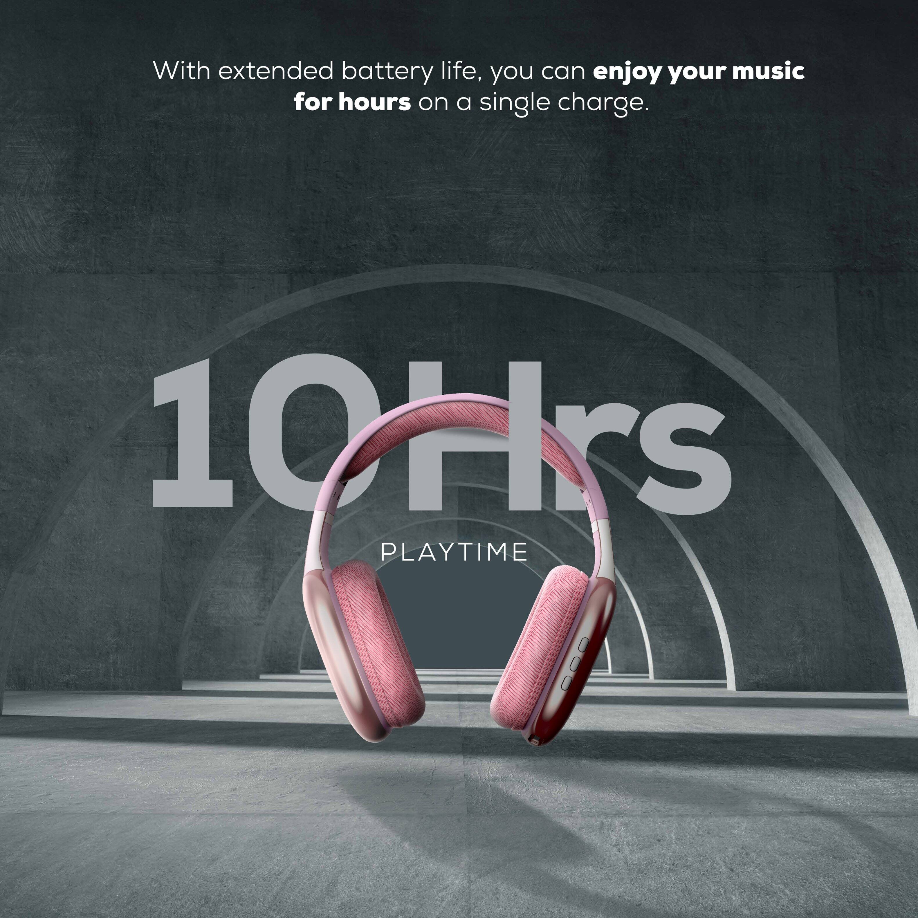 With extended battery life, you can enjoy your music for hours on a single charge.

10 Hrs PLAYTIME