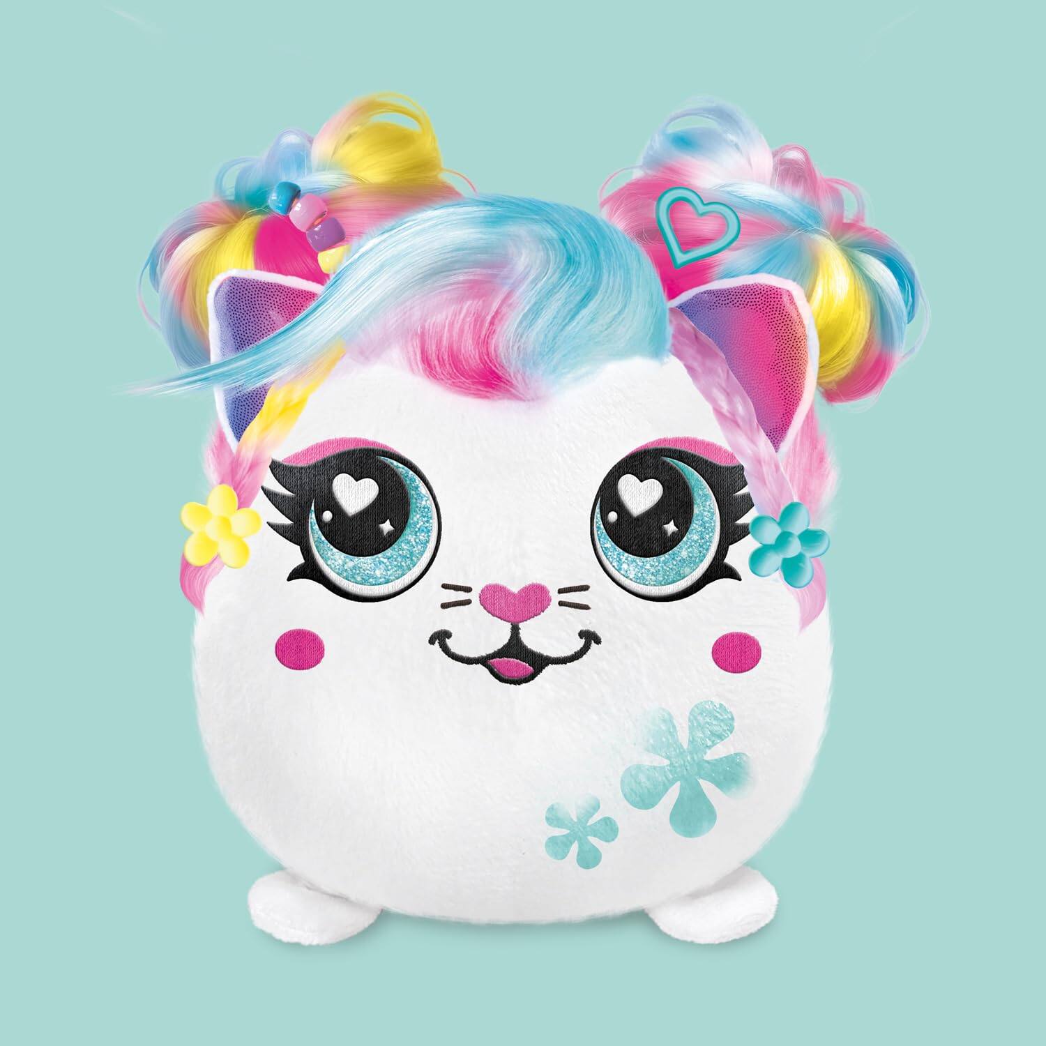 Alt View 5. Canal Toys - Airbrush Plush Hair'iffic Squishy Kitty – Styling & Airbrush Kit.