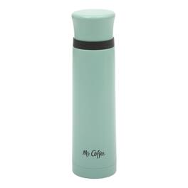 Mr. Coffee - Silverleaf 23 oz Stainless Steel Double Wall Vacuum Insulated Travel Mug - Teal