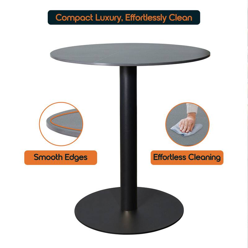 Compact Luxury, Effortlessly Clean  
Smooth Edges  
Effortless Cleaning