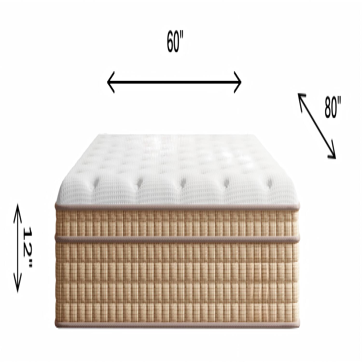 60" x 80" x 12"
