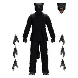 Icon Heroes - Zoo Jitsu Fighters 6 Inch Action Figure | Paulo the Panther with Gi - Black