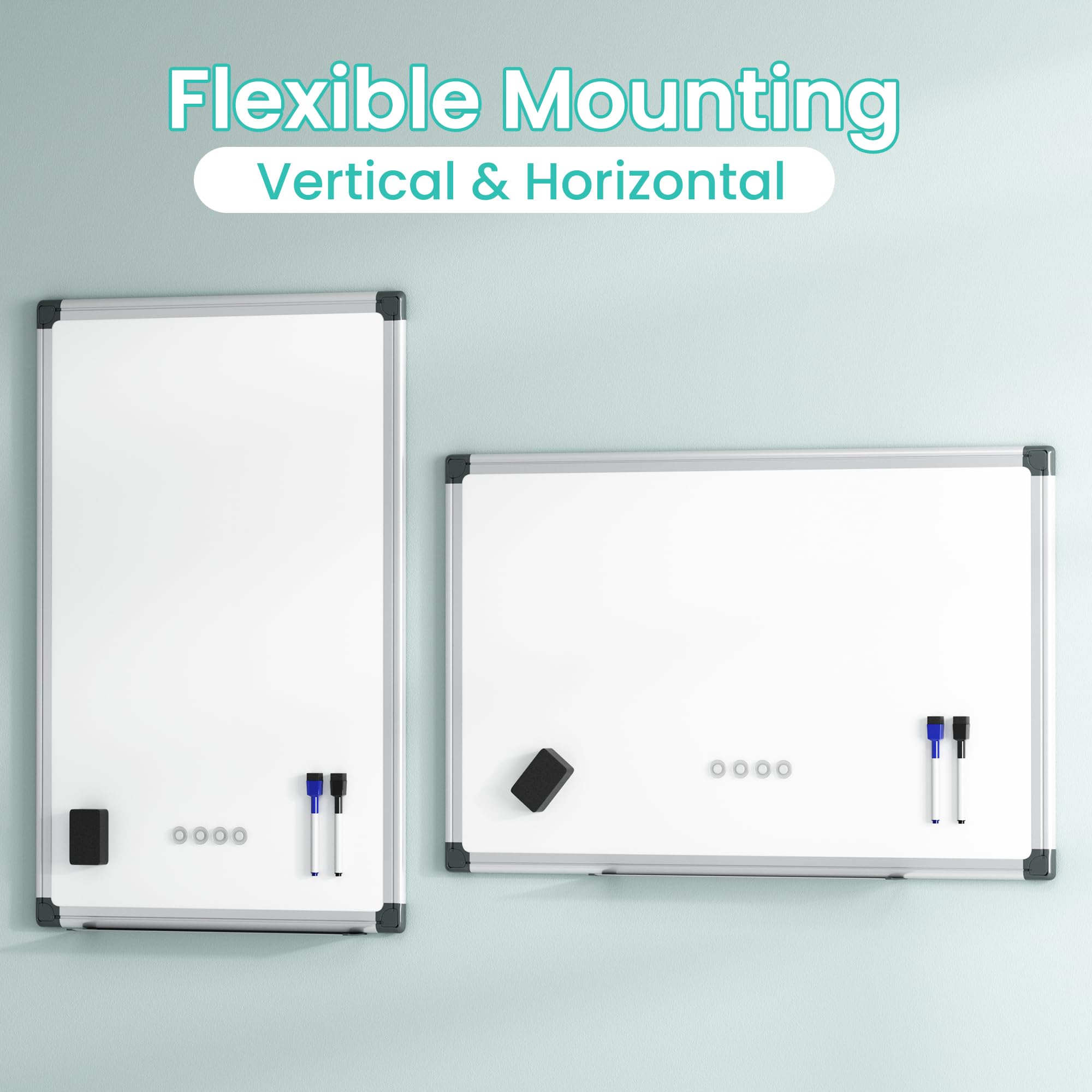 Flexible Mounting  
Vertical & Horizontal