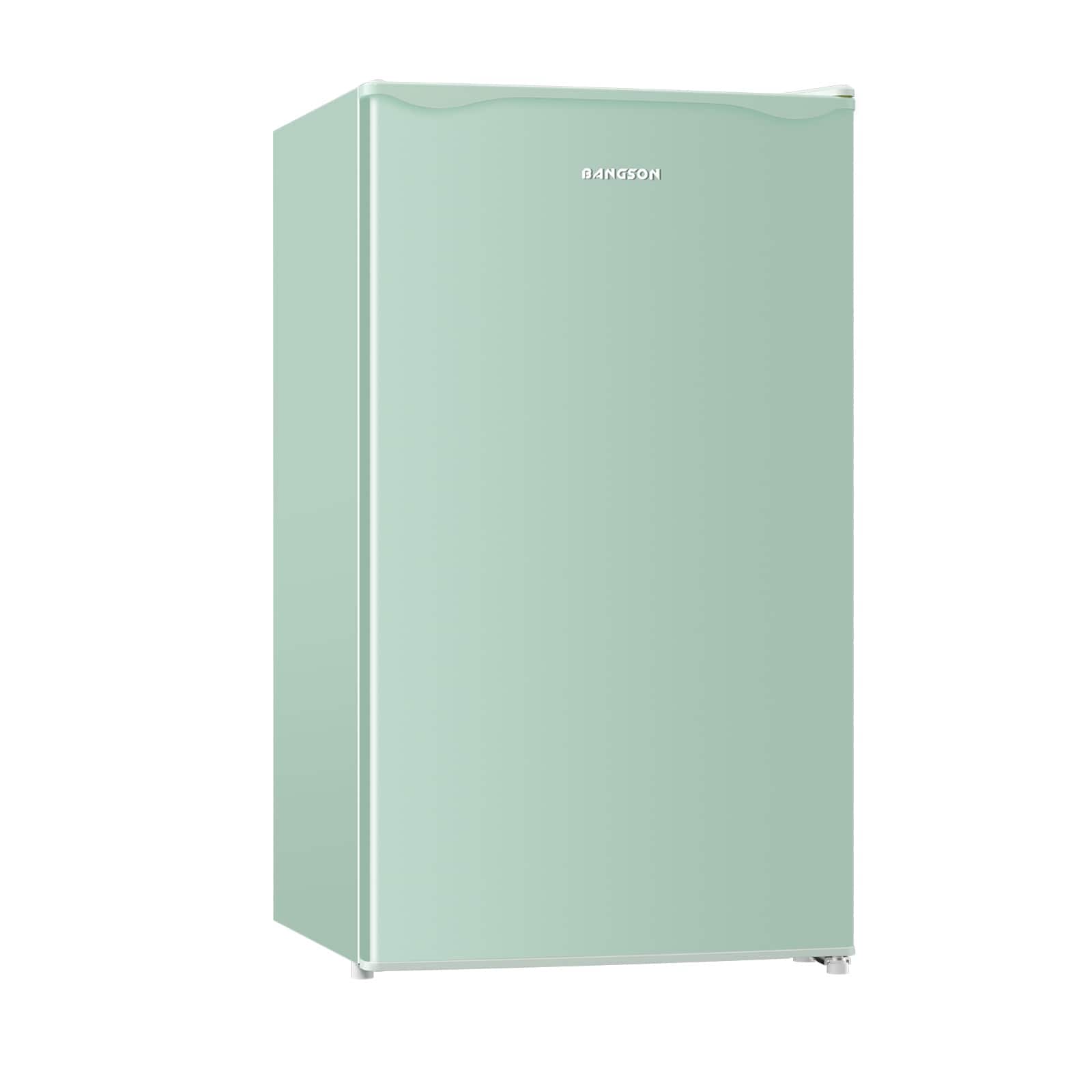 BANGSON 3.2 Cu.Ft Mini Fridge Freezer, Compact Refrigerator for